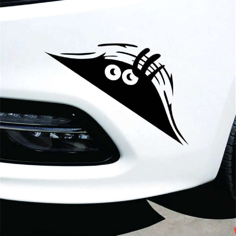 Four large 19cm by 7cm self-adhesive body sticker designs: colourful smiley, black smiley, white smiley, and black angry face.