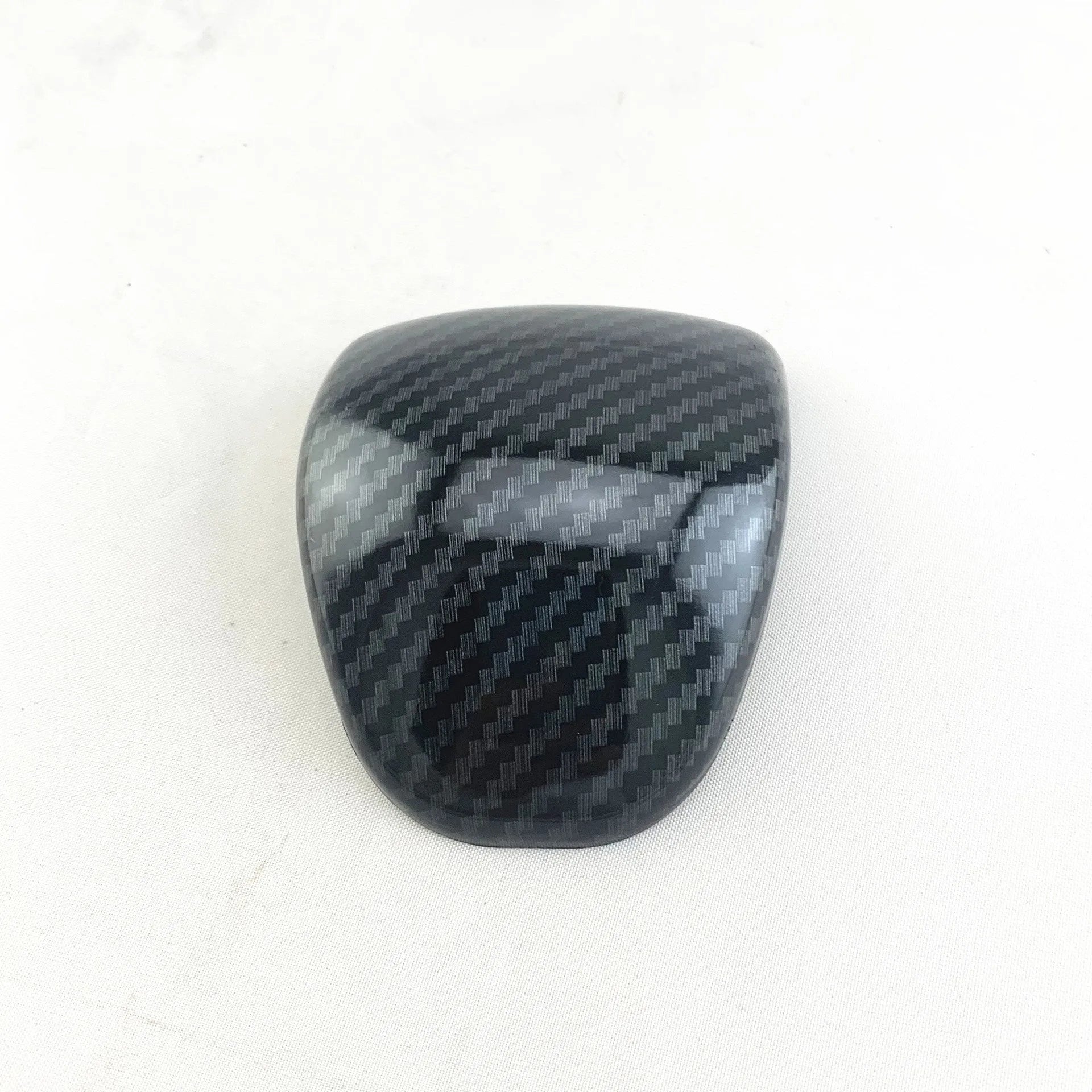 Carbon fibre colour gear shift knob cover for car interior customisation