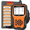 Autophix 7910 BMW OBD2 diagnostic scanner tool on a workshop bench