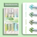 Sparkling Star River glitter highlighter pen set of four with slanted 4mm tips and six glitter ink colour options