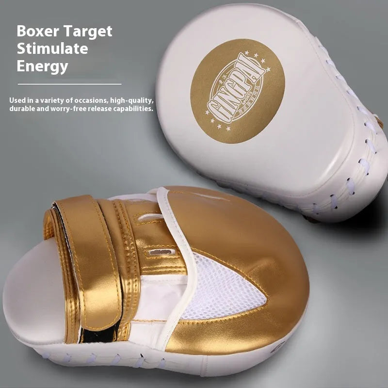 Vertical hanging gold PU baffle target for boxing and Sanda practice