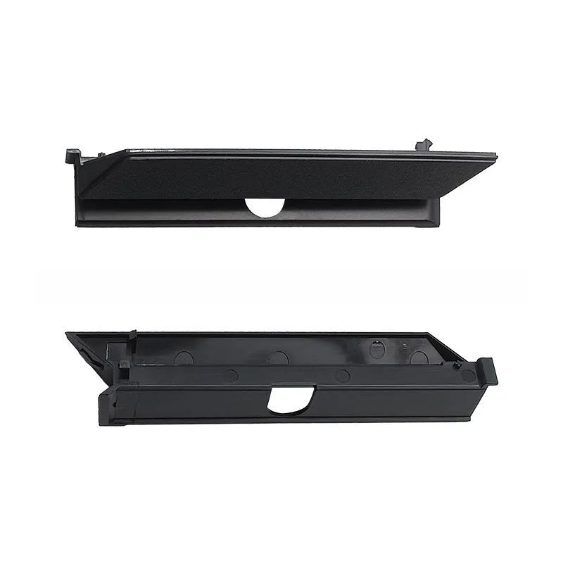 PS4 Pro hard drive bottom cover replacement part with baffle block strip in black