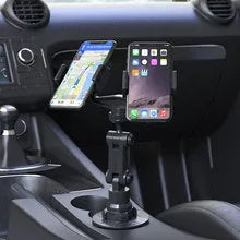 Silicone automobile phone holder with suction pad mount in Peak-X5 colour for dashboard or windscreen installation