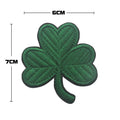 Outdoor embroidered fabric badge with Velcro backing in military green design