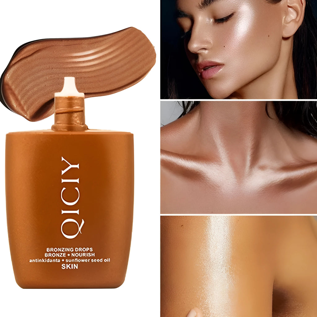 30ml face and body brightening contour liquid tube with four shade options for natural three-dimensional highlighting