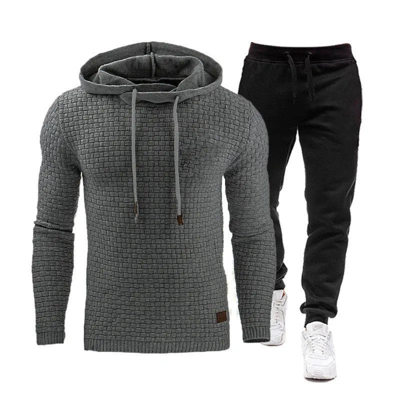 Korean fashion autumn winter casual coat and trousers set in army green, long sleeves, chemical fibre blend