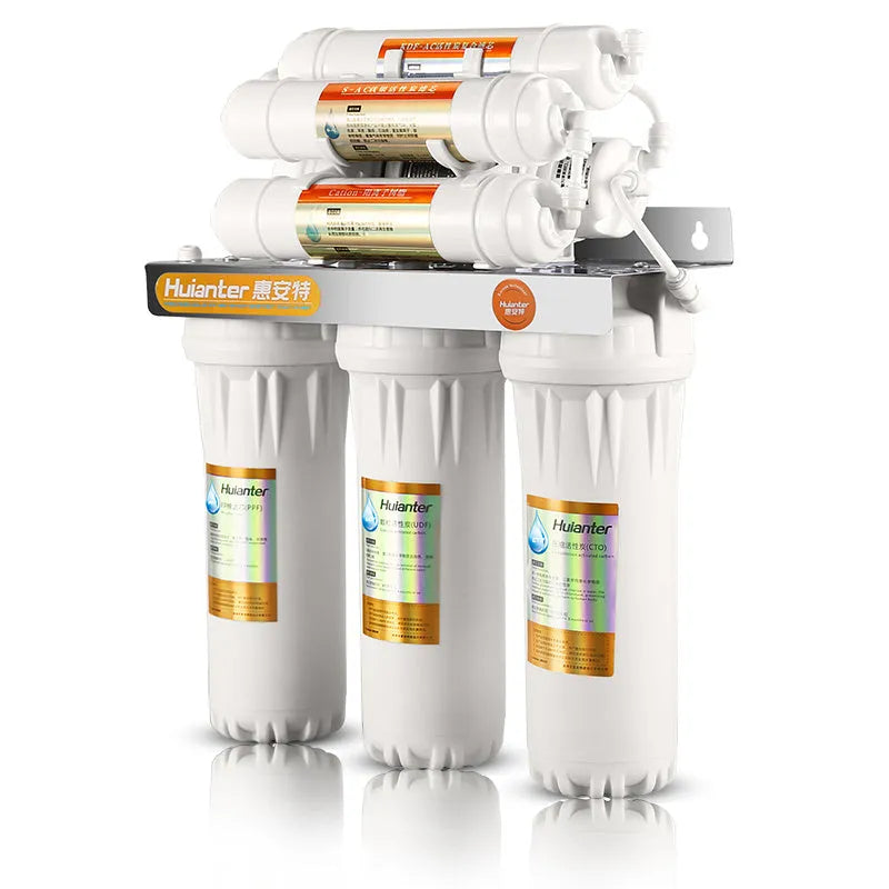 White plastic household water purifier filter element for tap water filtration