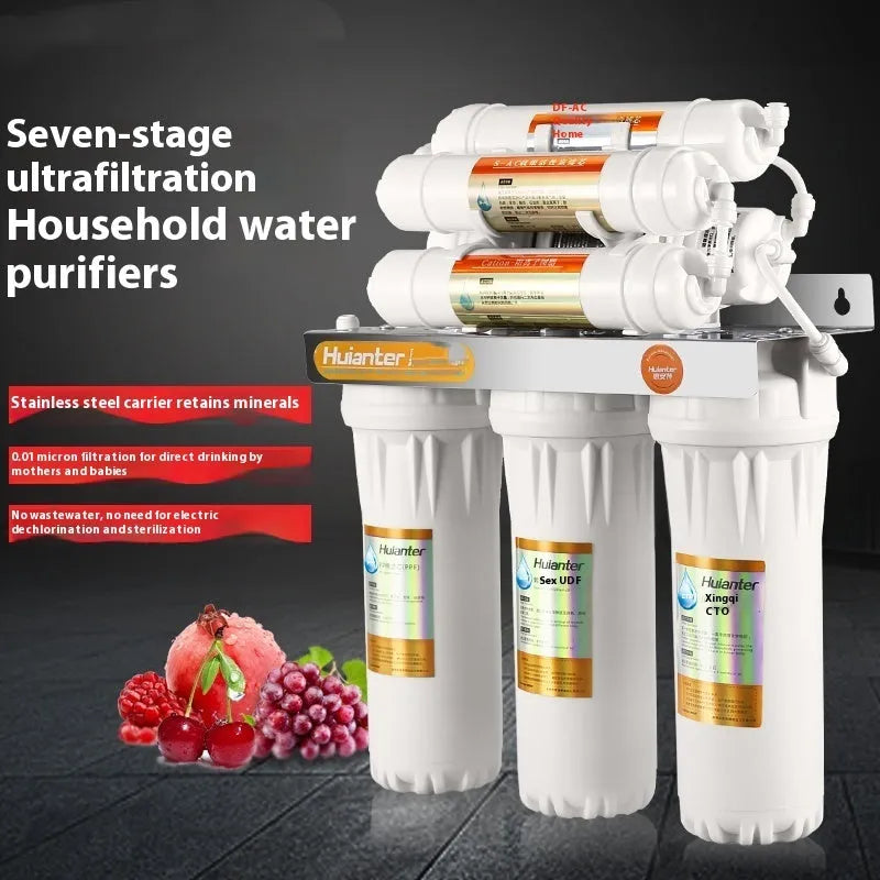 White plastic household water purifier filter element for tap water filtration