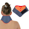 Red light therapy neck mask with ABS controller for cervical vertebra physiotherapy