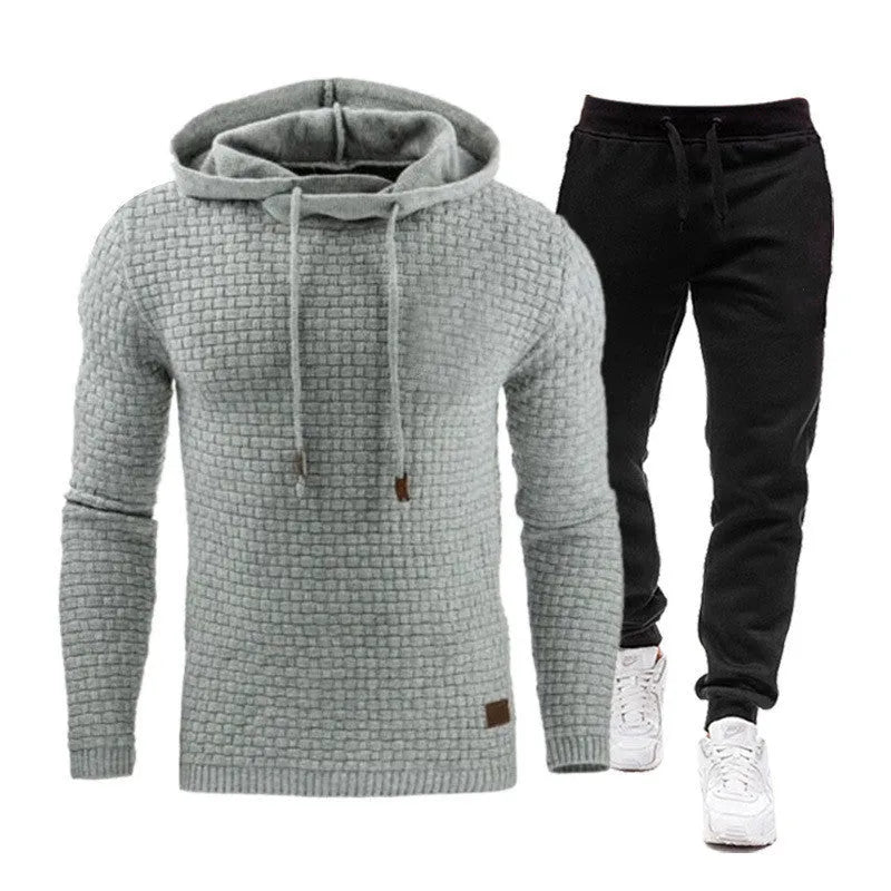 Korean fashion autumn winter casual coat and trousers set in army green, long sleeves, chemical fibre blend