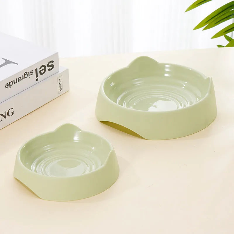 Ceramic dog slow feeder puzzle bowl in blue, green, or pink for small medium large breed puppies