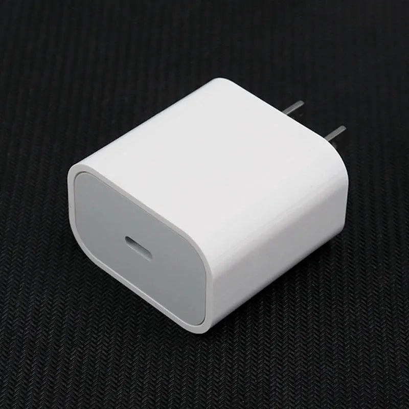 20W PD mobile phone charger with USB port in US or European plug version