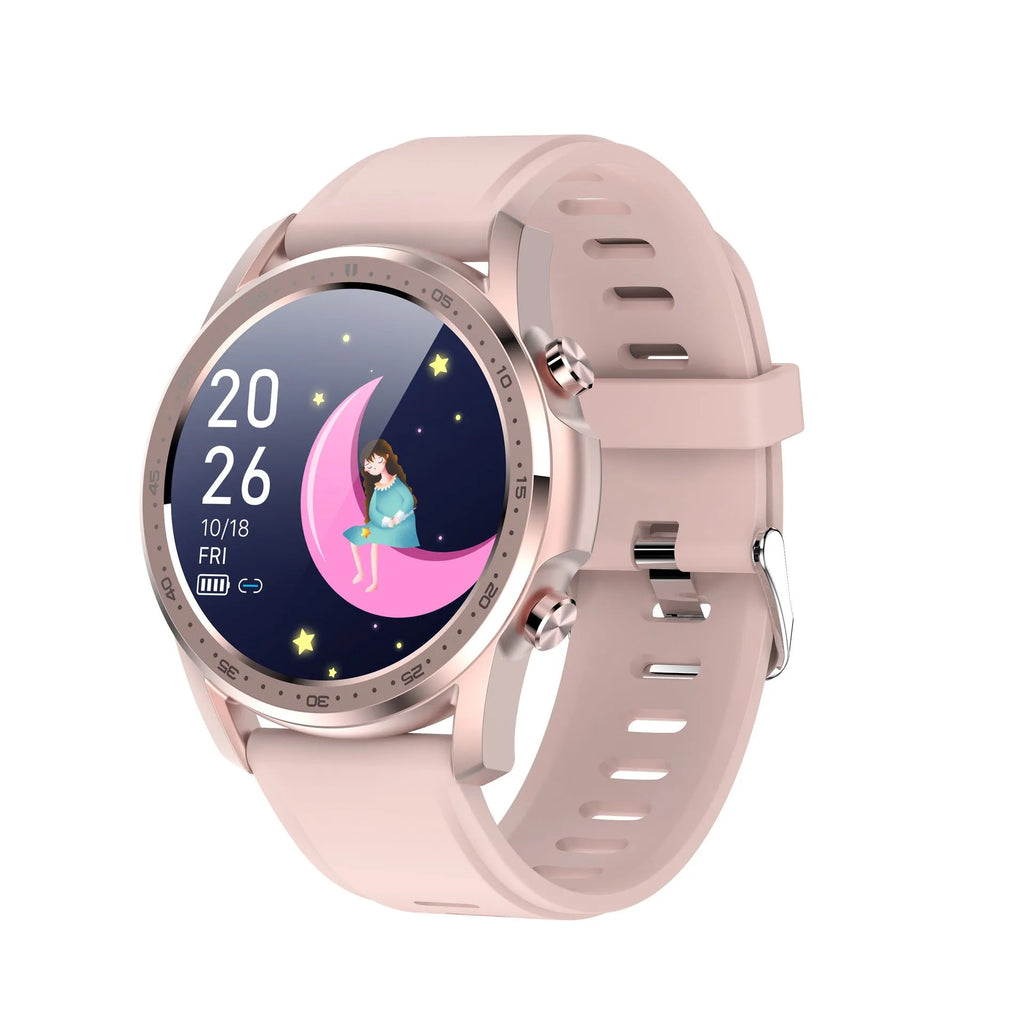 Youth2 body temperature smart bracelet in black or grey with a 1.3-inch touchscreen display.
