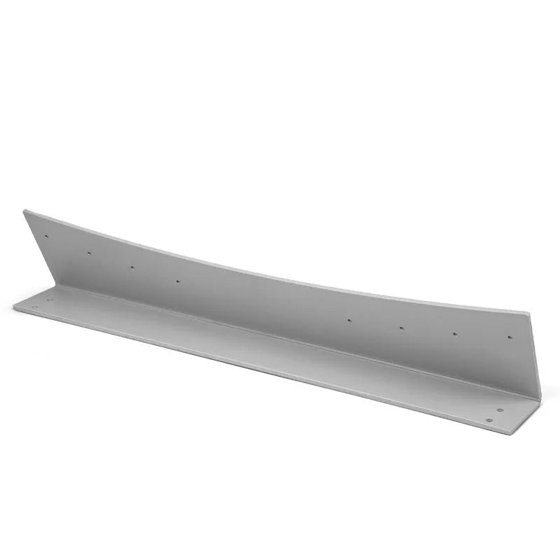 Adjustable golf putter trajectory balance simulator made from white PVC.