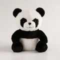 New panda plush toy pendant ragdoll with music sound function, 25cm, on white background