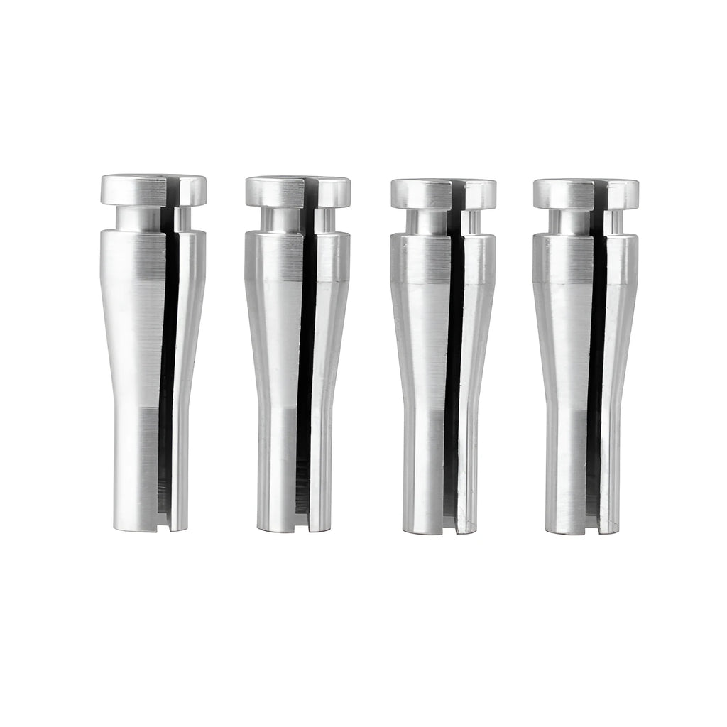 Four silver aluminium car lock cable repair parts for Ford F150 F250 F350 cab rear latch