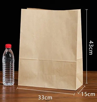 Yellow aluminium foil laminate packaging bags with kraft paper backing for snack food packaging