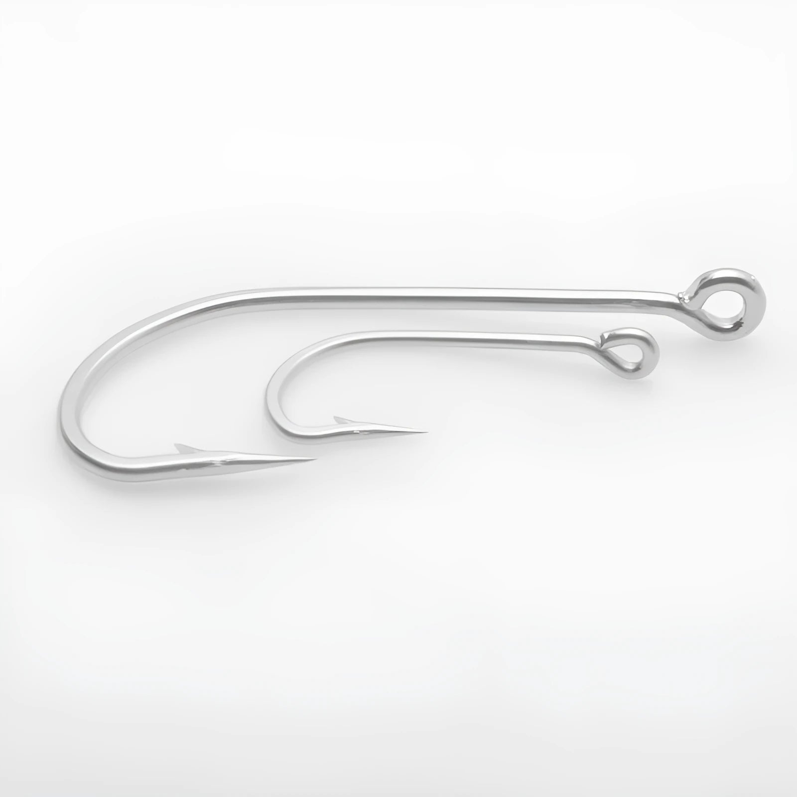 A selection of multi-specification alloy fishhooks for sea fishing, styles Style1 to Style14.