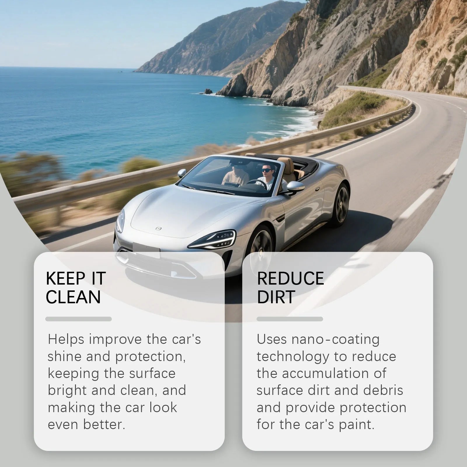 120ml ceramic coating spray bottle for car paint protection