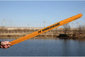 Retractable fishing rod bag in cotton fabric with elastic closure for rods up to 150cm