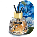 Creative glass car perfume ornament bottle for automotive aromatherapy with six fragrance options