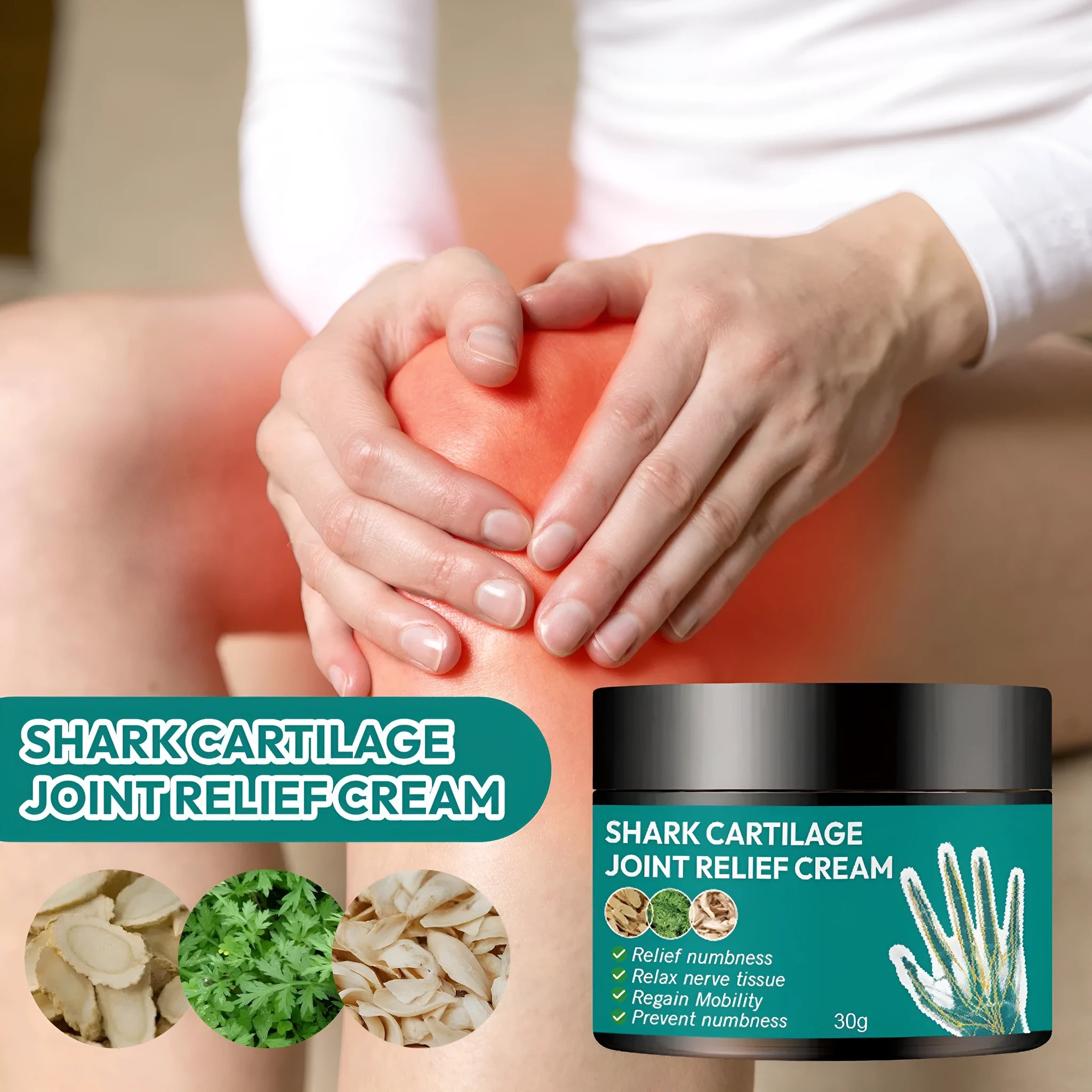 30g tube of joint neck cream for knee relief, suitable for men and women