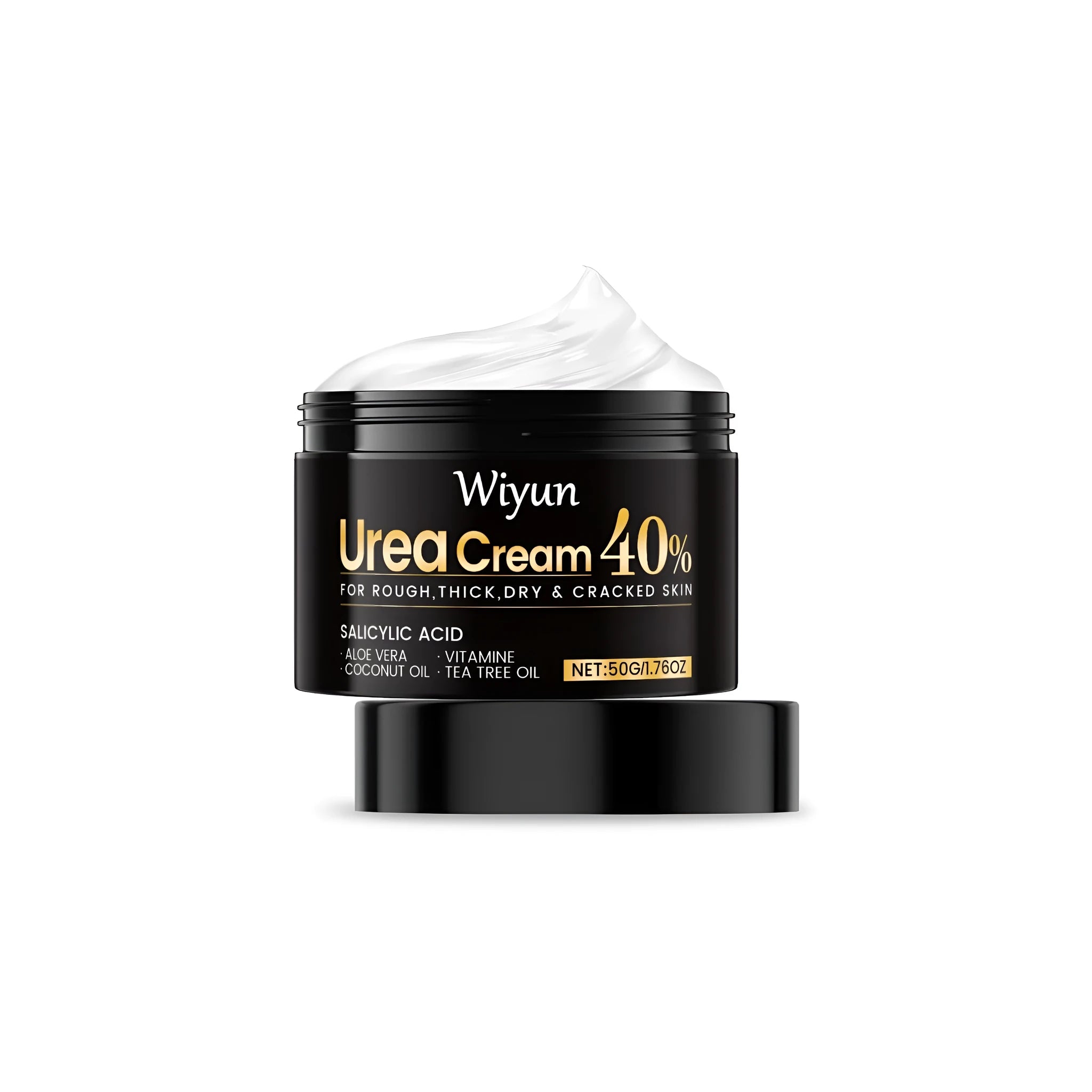 50g tube of urea hand and foot cream with salicylic acid for dry skin