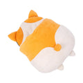 Orange semi-closed cat sleeping bag bed with integrated mat, 65cm long.