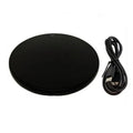 Black USB heating coaster for coffee mugs with touch temperature controls