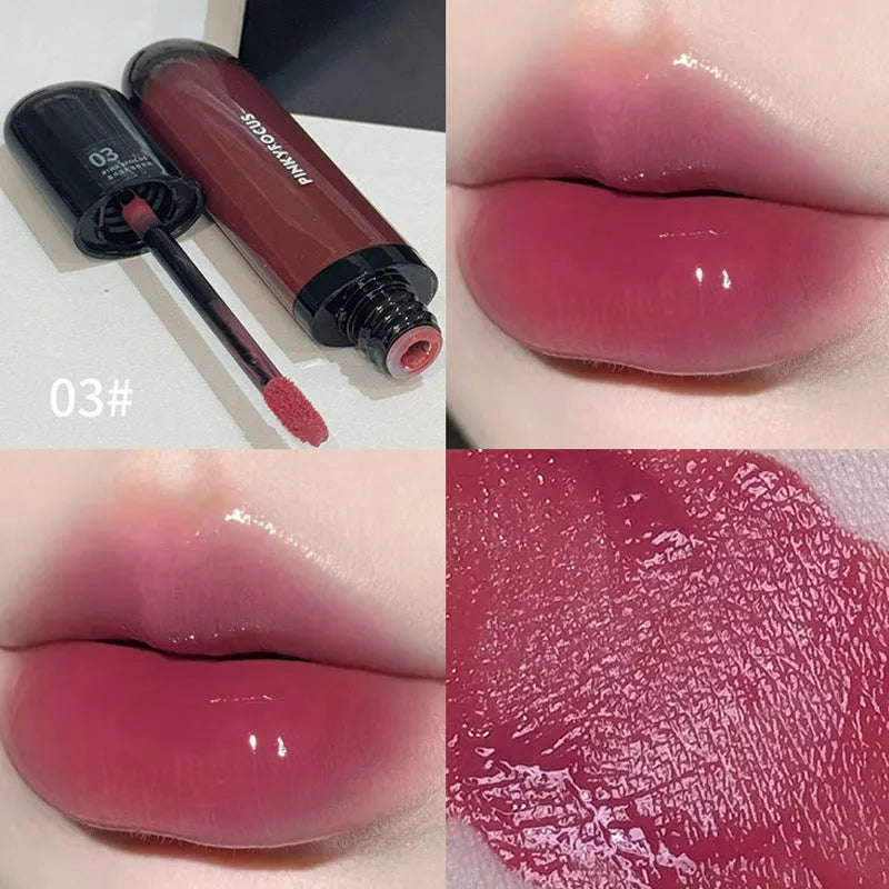 Black Shiny Makeup Mirror Lip Lacquer in six Black Citrus colour shades