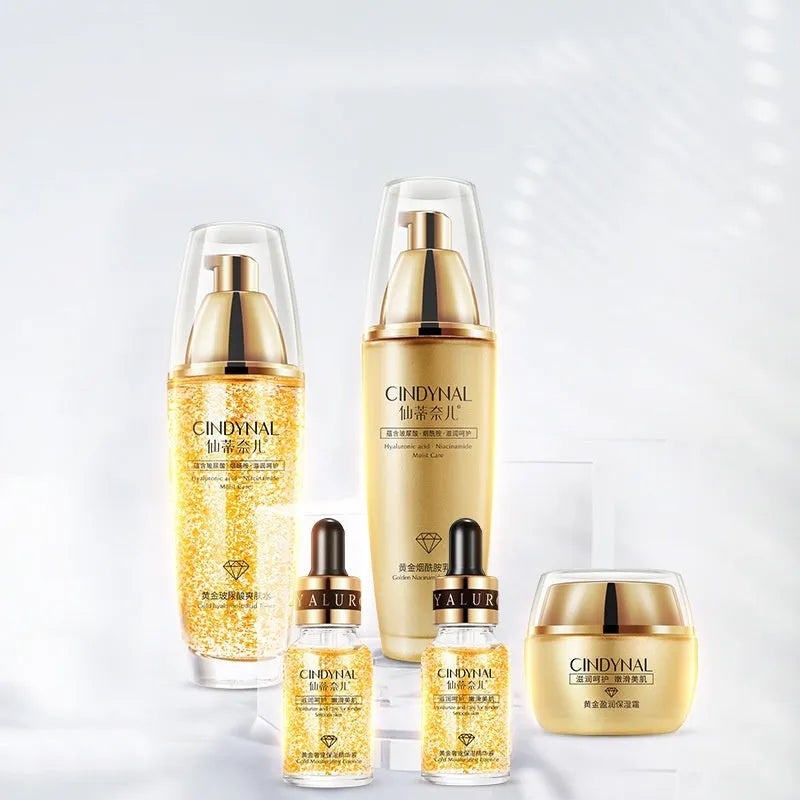 24k Gold Pet Skin Care Kit with facial care set for dogs and cats, 100ml 50g 15ml volumes