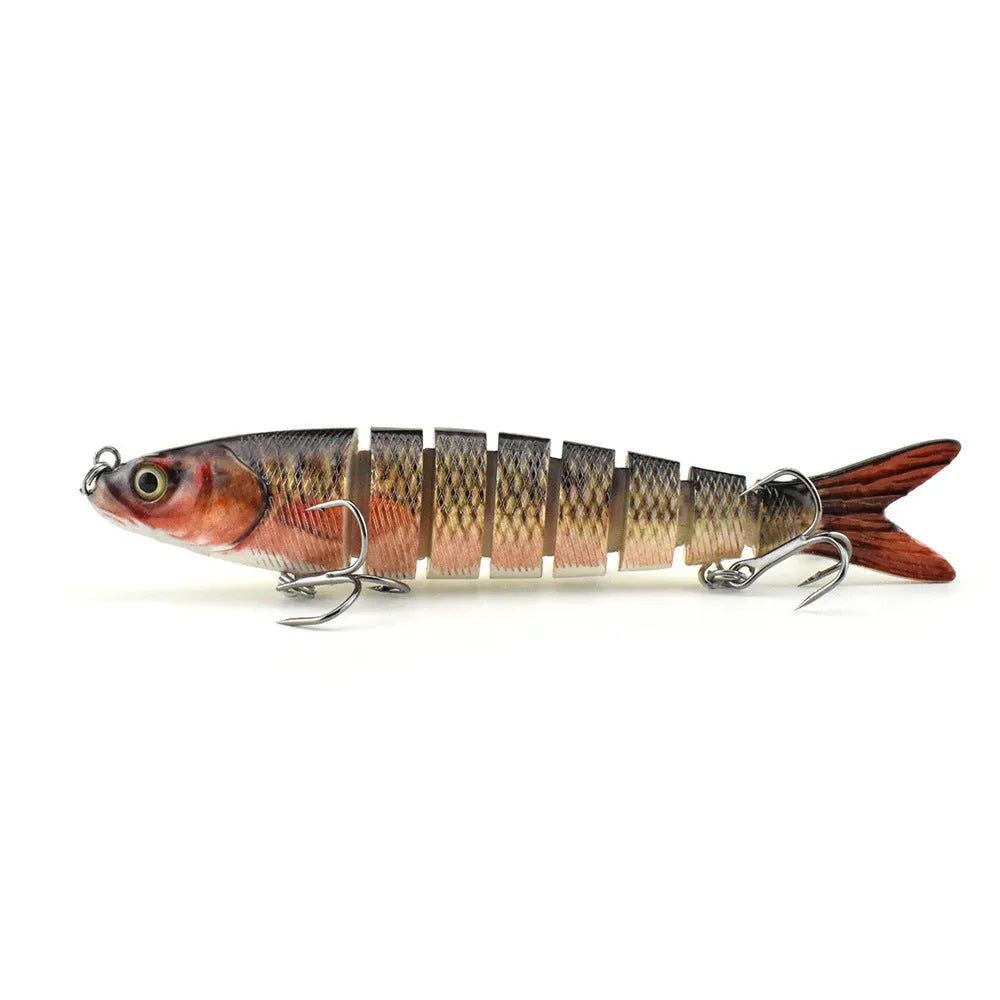 Eight Fish hard plastic fishing lure measuring 133mm, shown in a selection of available colour options.