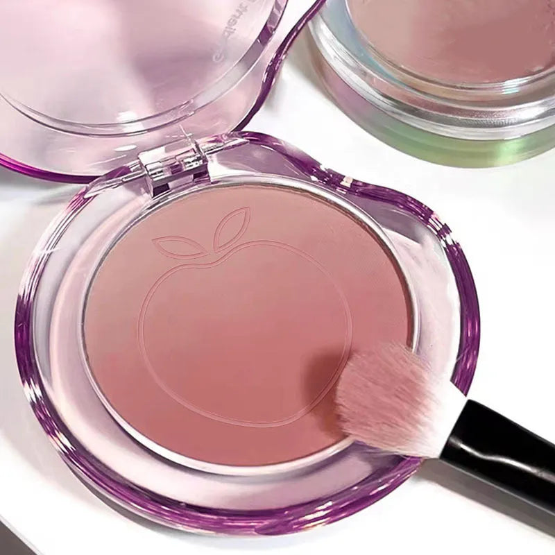 Bubble gradient blush rouge compact in ebony rose tone, 5g net content.