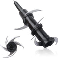 Stainless steel replacement six-stack blade set and knife holder for blender or juicer repair.