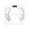 Smart Bluetooth body fat scale in white, black or pink measuring weight, fat, calories and moisture