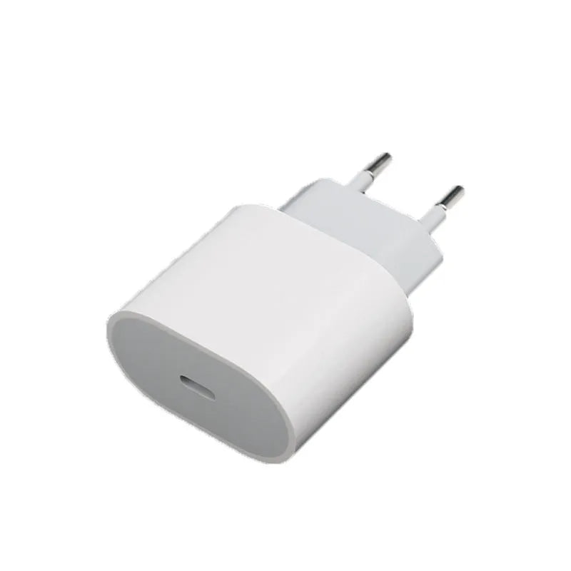 20W PD mobile phone charger with USB port in US or European plug version