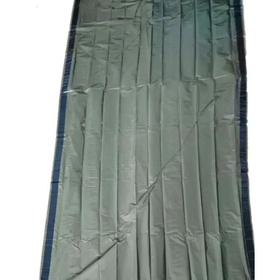 Outdoor camping emergency sleeping bag aluminium film envelope style orange 93x210cm