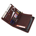 Genuine cowhide leather computer protective case in business style with multifunctional design