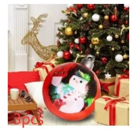 Large red and white striped inflatable PVC Christmas ball ornament with a 60cm diameter.