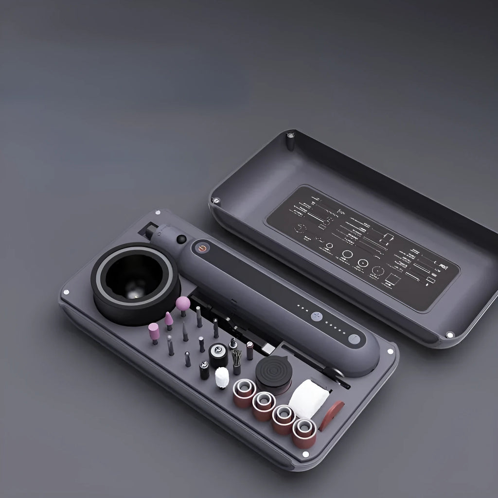 Mini electric grinder set with lithium battery for carving and polishing