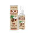 100ml coconut scented pet deodorant spray bottle for dogs and cats