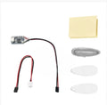 Aviation model fixed wing running light with multi-colour LEDs, alarm, and shell probe for RC aircraft.