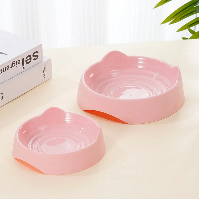 Ceramic dog slow feeder puzzle bowl in blue, green, or pink for small medium large breed puppies