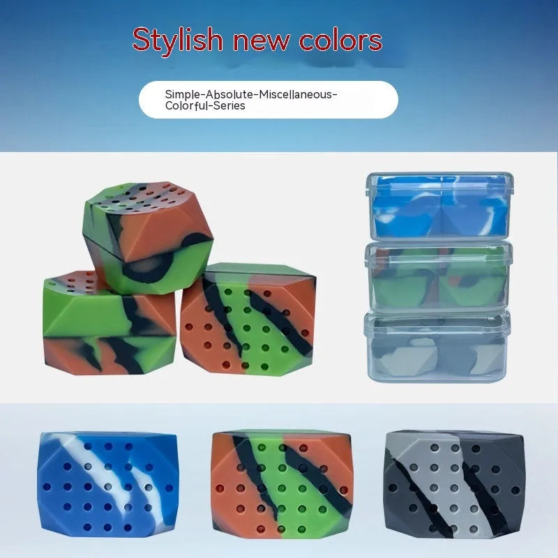 Camouflage silicone facial muscle fitness balls for jaw exercise training