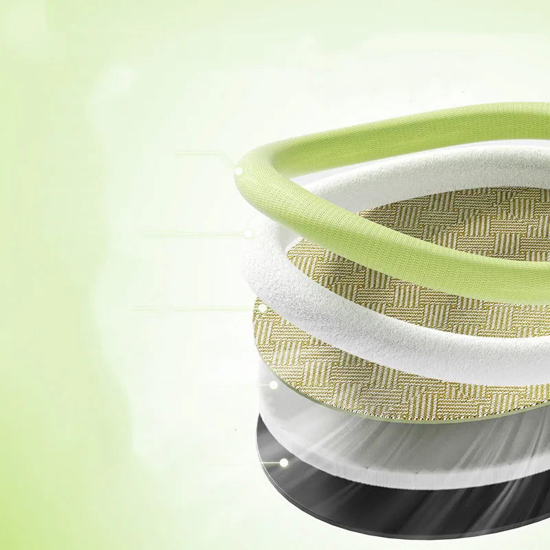 Green fruit-shaped pet cooling nest for dogs and cats