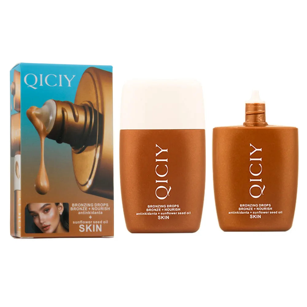30ml face and body brightening contour liquid tube with four shade options for natural three-dimensional highlighting