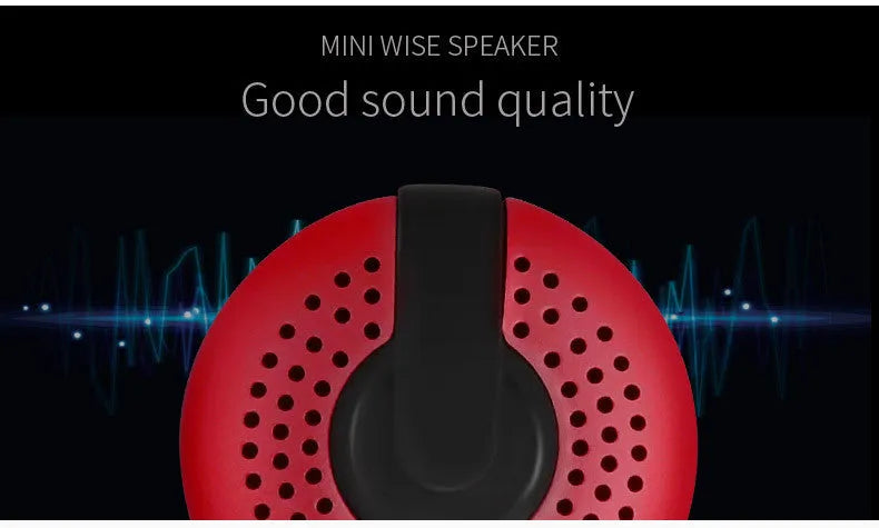 Hieha XQ11 mini cylindrical Bluetooth speaker in metallic finish with control buttons