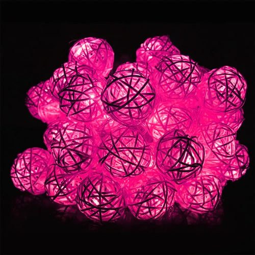 30 LED solar string light with 6m length, IP65 rating, and colour or warm white light options
