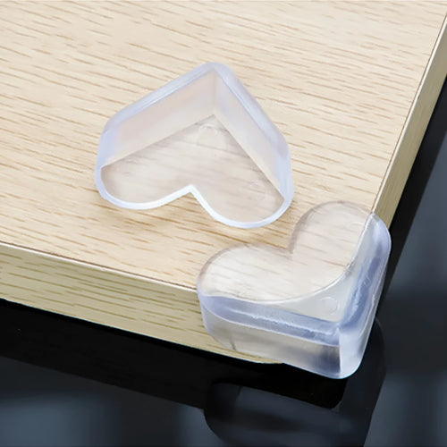 Thicken heart anti-collision baby safety corner protector in PVC, 5cm by 4cm by 2cm, for furniture edges