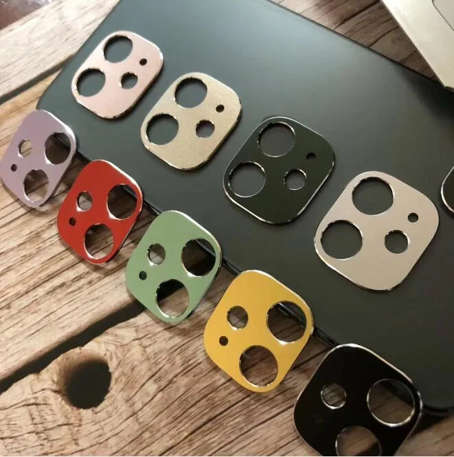 Metal lens protection ring for iPhone 11 and iPhone 11 Pro in multiple colour options